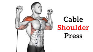how to do cable shoulder press its