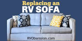 travel trailer sofa replacement