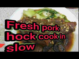 slow cooker pork hocks and cabbage
