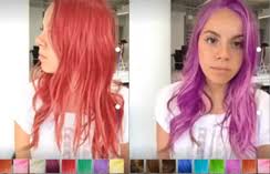 3d real time video hair coloration