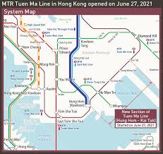 mtr tuen ma line opened on june 27
