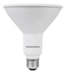Sylvania led, cfl, fluorescent, and halogen bulbs come in candle, capsule, pear, reflector, gls, stick, and tube shapes, with base types that include e27 and b22. Sylvania 90w Equivalent Par38 Daylight Outdoor Led Light Bulb 2 Pack At Menards