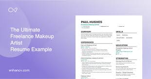 5 freelance makeup artist resume