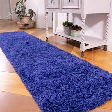 long navy blue runner rug dense gy