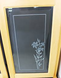 etched or sandblasted kelley stained