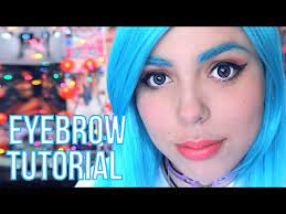 colored eyebrows for cosplay