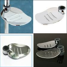 Abs shower rail soap dish bathroom soap box slide bar soap pallet holder yu. Shower Rail Soap Dish For Sale Ebay