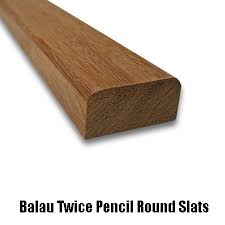 Balau Twice Pencil Round Replacement