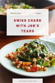 swiss chard with white beans and job s