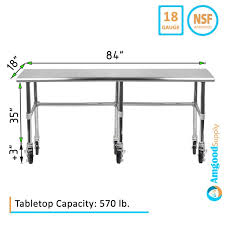We did not find results for: Amgood 84 Long X 18 Deep Stainless Steel Work Table With Open Base And Wheels Mobile Metal Table Walmart Com Walmart Com