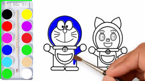 Doraemon is a japanese manga series from 1969 written and illustrated by fujiko fujio, which later became an anime series and later the most successful anime. Menggambar Dan Mewarnai Kartun Doraemon Dorami Kreasi Anak Anak Youtube