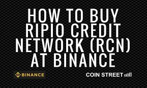 How To Buy Ripio Credit Network At Binance Rcn Coin Street