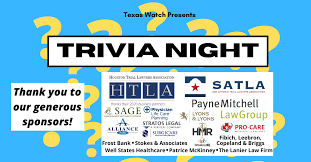 Wednesday, june 14th our regular trivia is on a break. Virtual Trivia Night Texas Watch