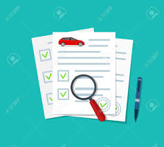 Just because you've used an insurance checker and have found out your vehicle is insured, this doesn't mean anyone can drive it. Car Insurance Document Check Auto On Paper Finance Coverage After Insurance Icon Of Loan On Car Claim On Vehicle Certificate And License For Vehicle Legal Form Of Automobile Contract Vector Royalty Free