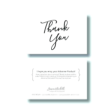 Free Printable Thank You Card Printed On Opal Folded Laptop