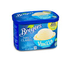 15 breyers vanilla ice cream nutrition