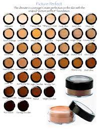 picture perfect foundations color chart