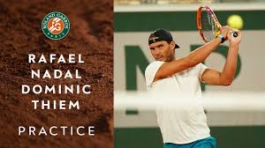 17:57 primeras declaraciones de rafa nadal tras ganar roland garros 2020 🔉: Rafael Nadal And Dominic Thiem Are Back On Clay For Practice Roland Garros 2020 Youtube