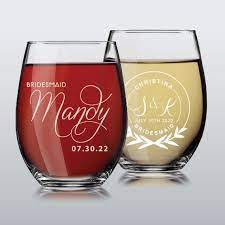 Custom Stemless Wine Glasses