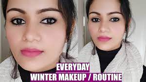 winter makeup routine