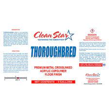 clean star thoroughbred 25 wet look