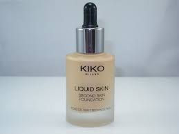 kiko liquid skin second skin foundation