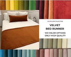 Lux Velvet Bed Runner Custom Size