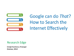 Google Can Do That How To Search The Internet Effectively