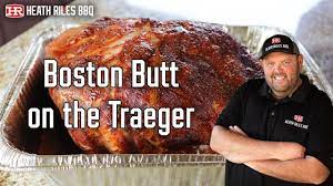 boston on the traeger pellet grill