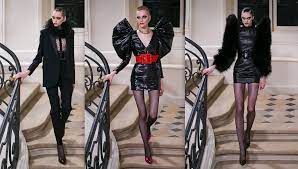 saint lau revisits couture for fall
