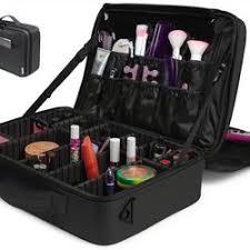 makeup bag organizer train case for