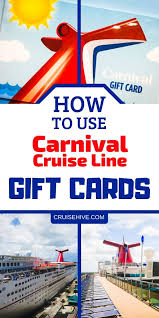 Using the discount on cruise line gift cards. How To Use Carnival Cruise Line Gift Cards