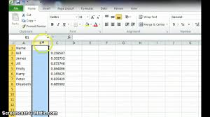 Creating A Random Sample In Excel Youtube