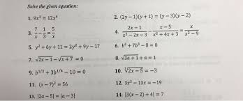 Oneclass Solve The Given Equation 1