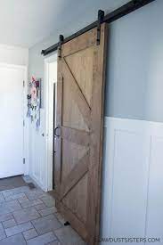 how to build a two sided barn door