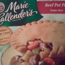 beef pot pie and nutrition facts