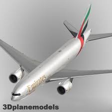 boeing 777 200f emirates skycargo 3d