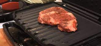 cook steak on a george foreman grill