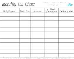 Simple Budget Template Printable Budget Template For Kids