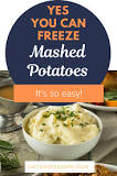 Does freezing mashed potatoes change the texture?