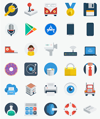 free flat design icons psd png