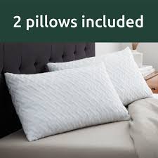 Never place a solid foam pillow in a washer, even one with no center agitator. Rest Haven Shredded Memory Foam Pillow 2 Pack Walmart Com Walmart Com