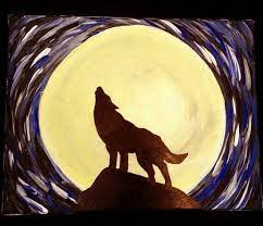 Wolf Canvas Painting