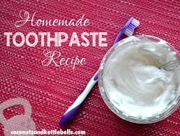 homemade toothpaste recipe coconuts