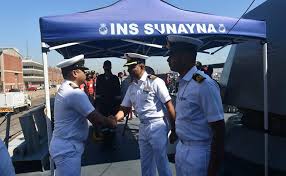 indian navy ship ins sunayna enhances