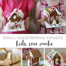 Small Gingerbread Houses That Kids Can