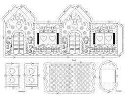 Gingerbread House Template For Kids