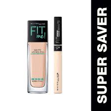 For normal to dry skin. Buy Maybelline New York Fit Me Foundation 115 Fit Me Concealer 10 Online Purplle