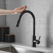 Regarding functions, the most favorable kitchen faucet line from the company offers powerful sweep spray to clear off your tableware and sink, docknetik so that's our review for the best kitchen sink faucets in 2021. Juno Matte Black Touch Sensor On Kitchen Sink Faucet
