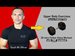 intense home upper body workout with a